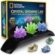 National Geographic Crystal Growing Kit - 3 Vibrant Colored Crystals To Grow With Light-Up Display Stand