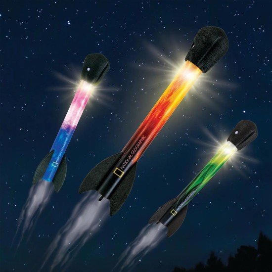 National Geographic Light Up Air Rockets Set for Kids