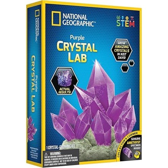 National Geographic - Crystal Grow Kit - Purple