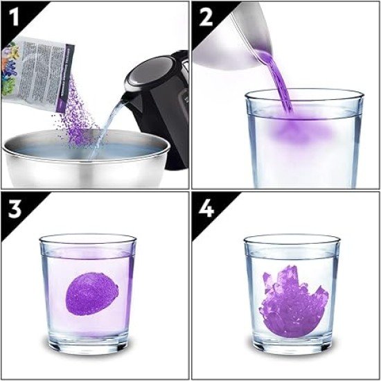 National Geographic - Crystal Grow Kit - Purple