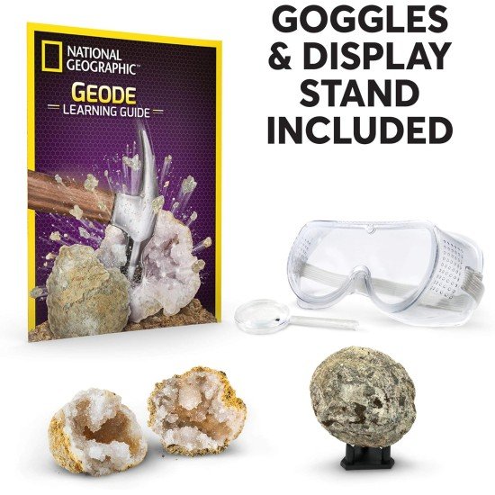 National Geographic Break Open 2 Geodes Science Kit