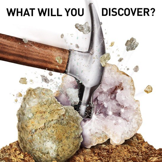 National Geographic Break Open 2 Geodes Science Kit
