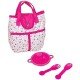 Lissi - Deluxe Doll Pram With 33CM Baby Doll - Diaper Bag & Accessories Included