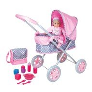 Lissi - Promo Set - Pram With 36CM With Playset Lissi - Promo Set - Pram With 36CM With Playset