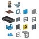 Tile Town Jurassic World Dino Rescue Magnetic Tiles Playset