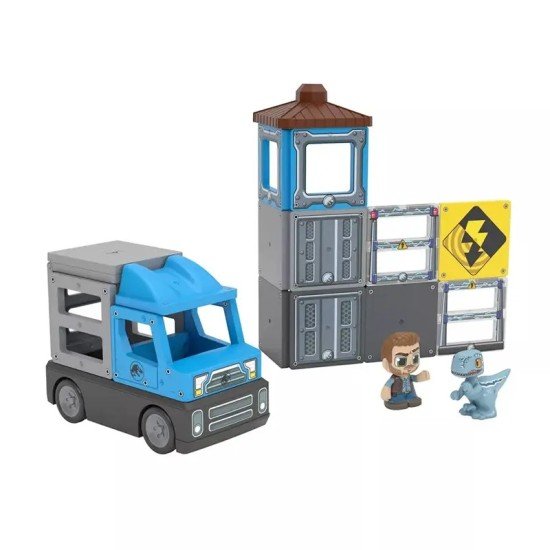Tile Town Jurassic World Dino Rescue Magnetic Tiles Playset