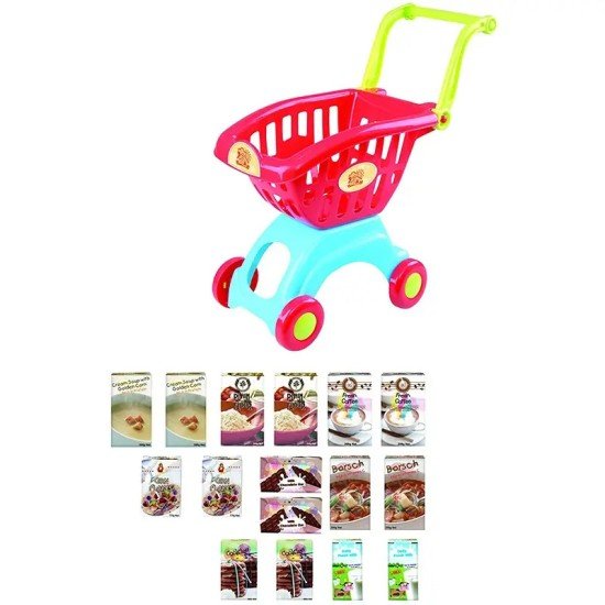 Play Go Shopping Cart - 18 Pcs