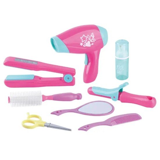 Play Go Glam Hair Styling Set B/o - 8 Pcs