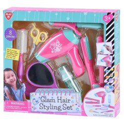 Play Go Glam Hair Styling Set B/o - 8 Pcs Play Go Glam Hair Styling Set B/o - 8 Pcs
