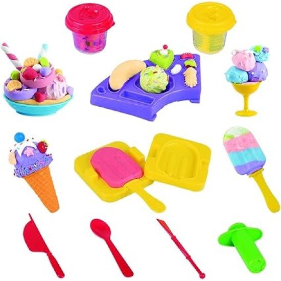 Play Go Ice Cream Set (2 x 2 oz Dough Included (2 x 2 oz Doughs)