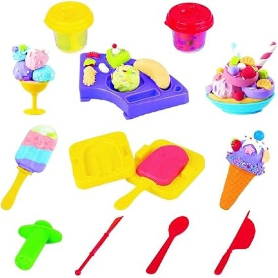 Play Go Ice Cream Set (2 x 2 oz Dough Included (2 x 2 oz Doughs)