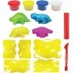 Kids Dough Dinosaur Set 4 X 50G Dough Pot