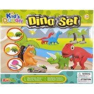 Kids Dough Dino Set 4 X 50G Dough Bag Kids Dough Dino Set 4 X 50G Dough Bag