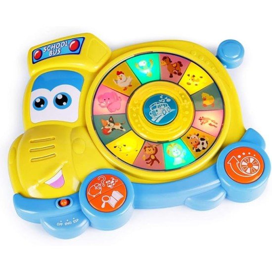 Little Learners Spin N Learn School Bus