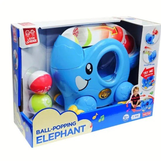 Little Learners Ball Popping Elephant