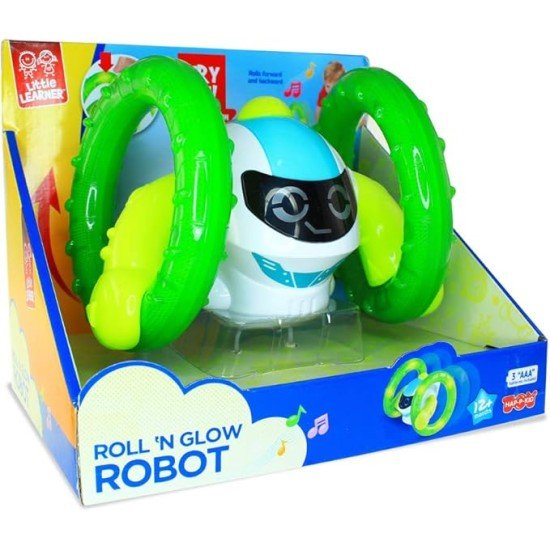 Little Learners Roll N Glow Robot
