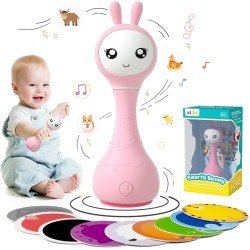 Alilo - Smarty Bunny Baby Rattle Pink Alilo - Smarty Bunny Baby Rattle Pink