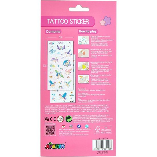 Avenir - Tattoo Sticker - Pegasus Series