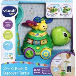 VTech Baby 2-in-1 Push & Discover Turtle VTech Baby 2-in-1 Push & Discover Turtle
