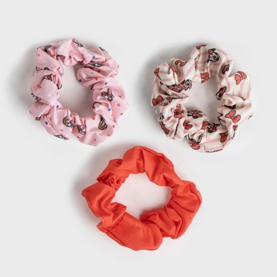 Disney Minnie Mouse - Hair Scrunchies – 3-Pieces