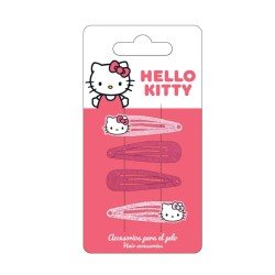  Hello Kitty - Hair Accessories Clips 4 Pieces