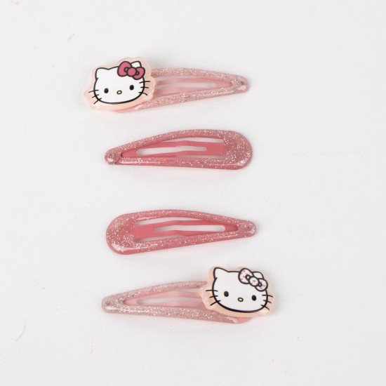  Hello Kitty - Hair Accessories Clips 4 Pieces