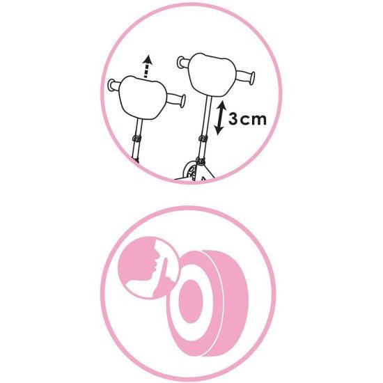 Smoby - Little Mermaid - DP 3-Wheel Scooter