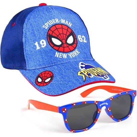Spiderman - Cap and Sunglasses Set