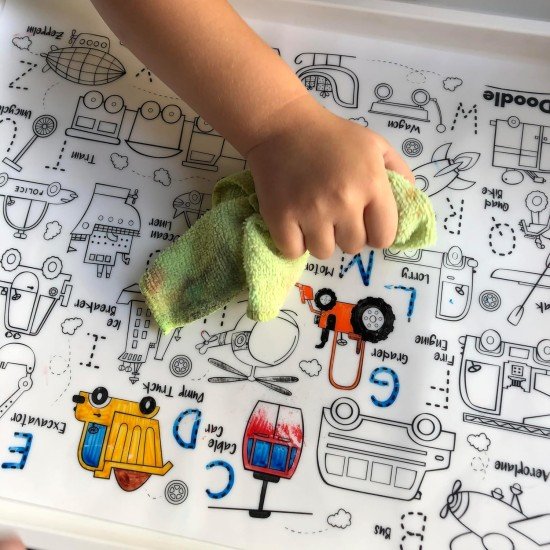 HeyDoodle - Toot Toot Honk Classic Doodle Mat