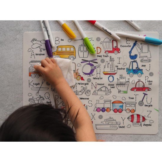 HeyDoodle - Toot Toot Honk Classic Doodle Mat