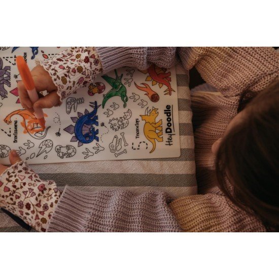 HeyDoodle - DinoRoar Classic Doodle Mat