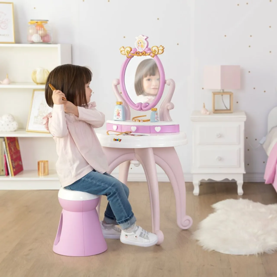 Smoby - 2-In-1 Dressing Table - Disney Princess