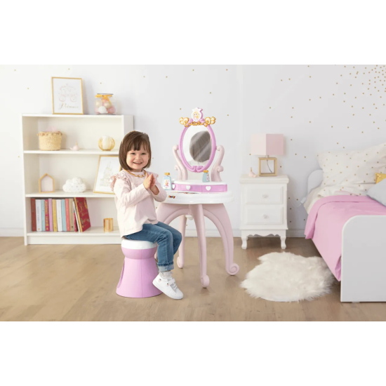 Smoby - 2-In-1 Dressing Table - Disney Princess