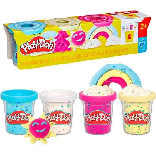 Play-Doh - 4 Pack Confetti Modeling Compound
