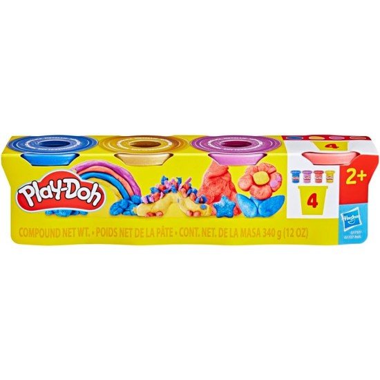 Play-Doh - 4 Pack Metallic Shine Modeling Compound