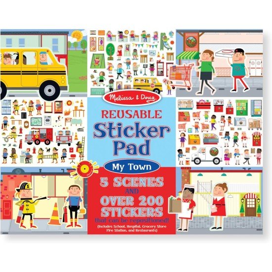 Melissa & Doug - Reusable Sticker Pad: My Town