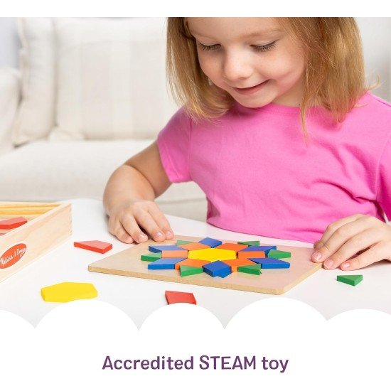 Melissa & Doug - Pattern Blocks and Boards