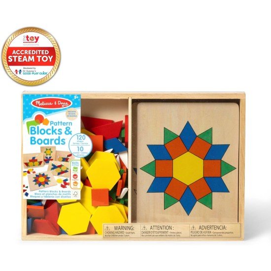 Melissa & Doug - Pattern Blocks and Boards