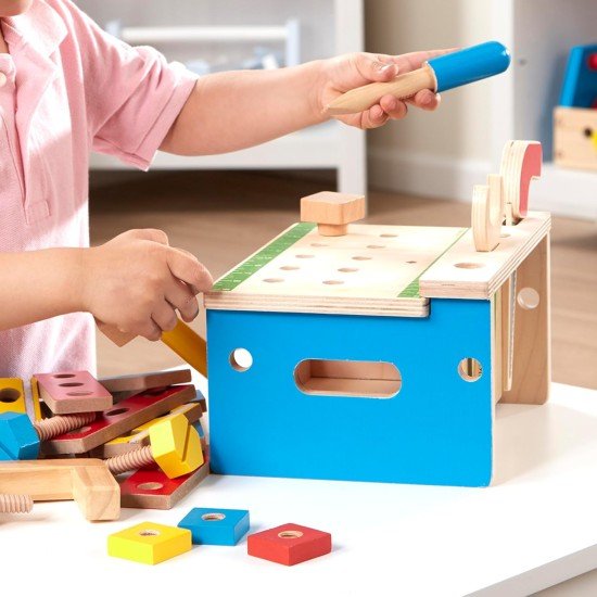 Melissa & Doug - Hammer and Saw Tool Bench