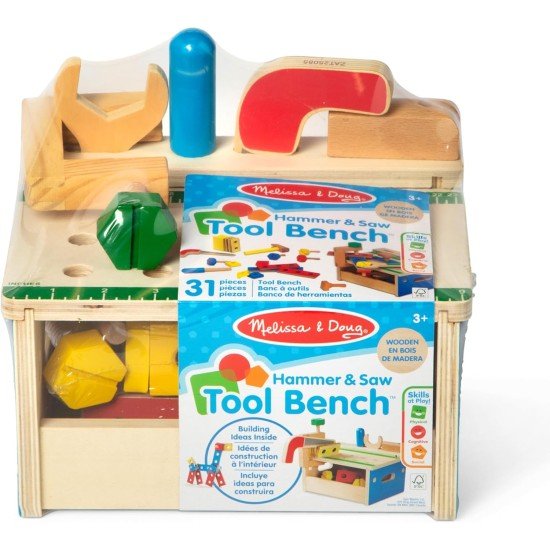 Melissa & Doug - Hammer and Saw Tool Bench