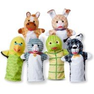 Melissa & Doug - Pet Buddies Hand Puppets (6 Pc)