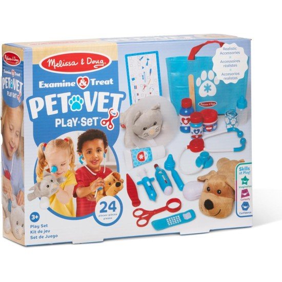Melissa & Doug - Examine and Treat Pet Vet Play Set