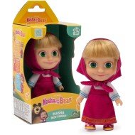 Masha And The Bear - Masha Doll 12 cm Tall in Red Summer Dress Masha And The Bear - Masha Doll 12 cm Tall in Red Summer Dress