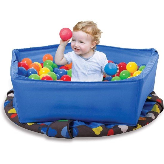 Activity Center 3 In 1 Trampoline Blue