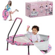Activity Center 3 In 1 Trampoline Pink Activity Center 3 In 1 Trampoline Pink