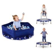 Activity Center 3 In 1 Trampoline Dark Blue Activity Center 3 In 1 Trampoline Dark Blue