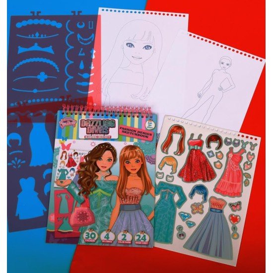 Striders - Dazzling Divas Fashion Design Sketchbook