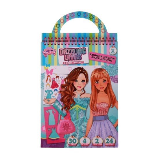 Striders - Dazzling Divas Fashion Design Sketchbook