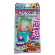 Striders - Dessert Fashion Design Sketch Set Striders - Dessert Fashion Design Sketch Set
