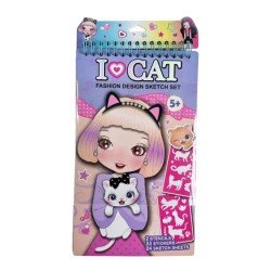Striders - Cat Fashion Design Sketch Set Striders - Cat Fashion Design Sketch Set
